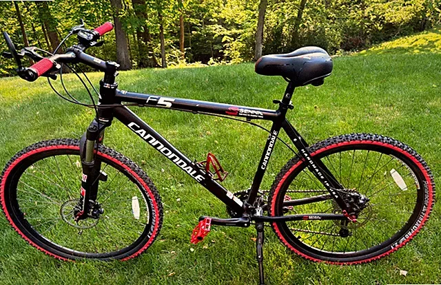 2007 Cannondale F5 Aluminum Hardtail Mountain Bike USA Mat Jet Black COLLECTORS